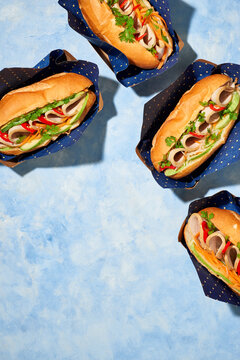 Vietnamese food, banh mi Viet Nam, a famous eating for morning w