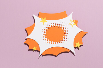 Paper explosion effect