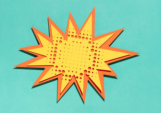 Paper explosion effect