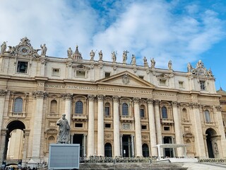 Fototapeta na wymiar St Peter's Basilica Vatican City 