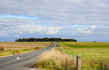 fields in stone henge route uk