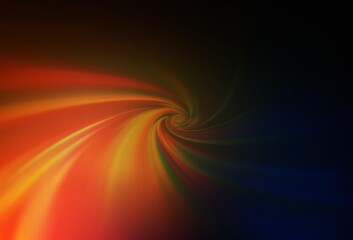Fototapeta premium Dark Orange vector blurred background. Colorful illustration in abstract style with gradient. New design for your business.