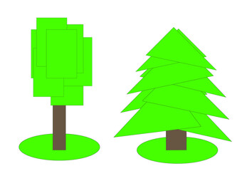 green christmas tree