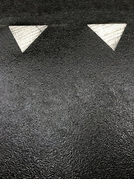 wet asphalt road