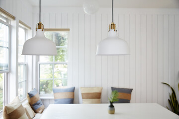 Breakfast Nook in Farmhouse Kitchen