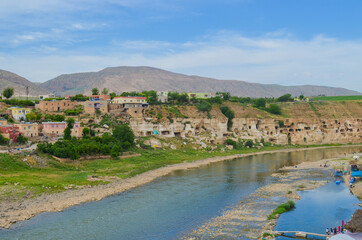 historical hasankeyf castle, an old settlement, cultural history, water and dam, nature, Batman in Turkey, 
kurdish geography
