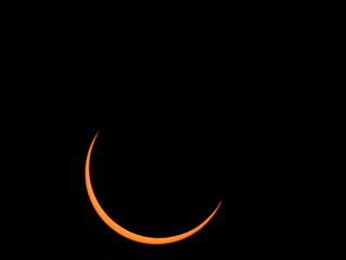 Obraz na płótnie Canvas annular solar eclipse 