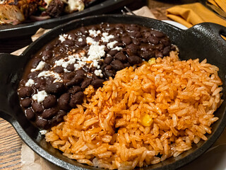 Rice and Beans, a Mexican style dish also very traditional in the Hispanics gastronomy.