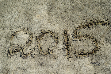 2015 written in sand
