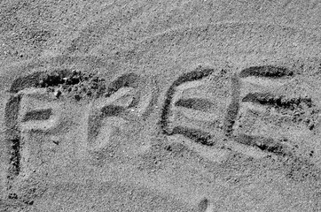 free written in sand summer