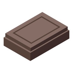 Confectioner chocolate icon. Isometric of confectioner chocolate vector icon for web design isolated on white background