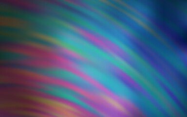 Light Blue, Red vector background with wry lines. Shining colorful illustration in simple style. Brand new design for your ads, poster, banner.