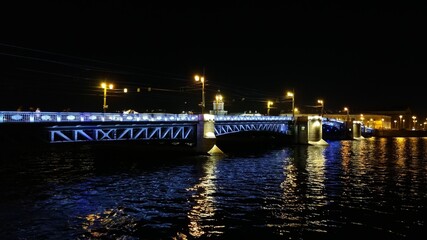 Fototapeta na wymiar Saint Petersburg Bridge 