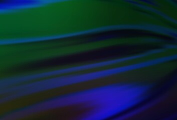 Dark BLUE vector glossy abstract background. A completely new colored illustration in blur style. New style for your business design.
