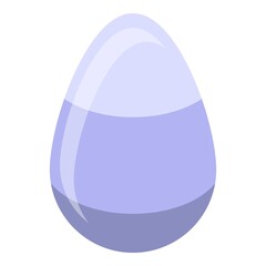 Confectioner egg icon. Isometric of confectioner egg vector icon for web design isolated on white background
