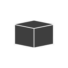 cube icon vector on white background. EPS10