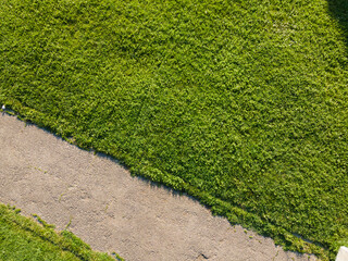 Aerial view of South Park in Sofia, Bulgaria