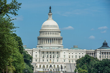 Naklejka premium washington monument in washington dc usa