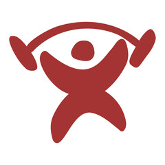 X figure wight lifter athlete