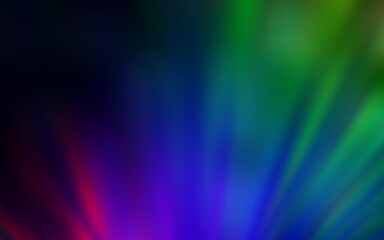 Dark Multicolor vector texture with colored lines. Lines on blurred abstract background with gradient. Pattern for ads, posters, banners.