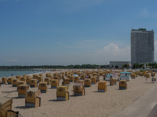 Am Strand von Travemünde