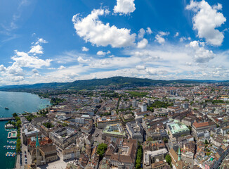 Z&uuml;rich Panorama Drohne