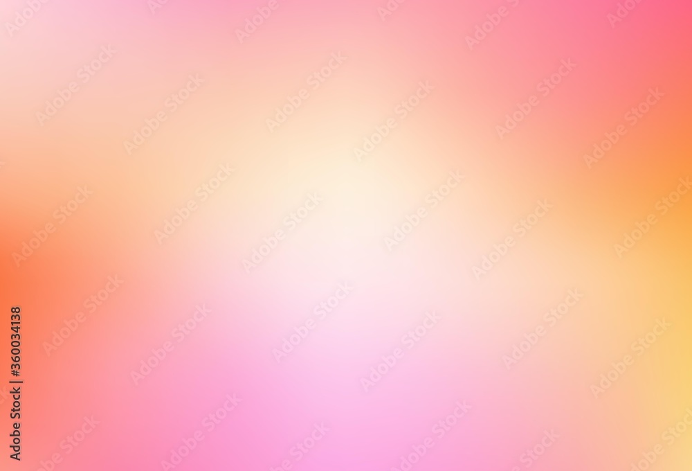 Fototapete light pink, yellow vector glossy abstract background. creative illustration in halftone style with g