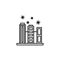 city line icon. Signs and symbols can be used for web, logo, mobile app, UI, UX