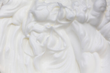 white meringue cream - obrazy, fototapety, plakaty