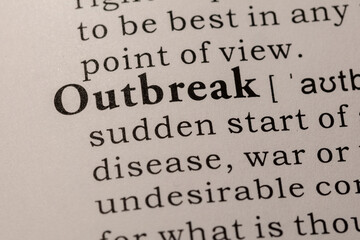 Obraz premium definition of outbreak