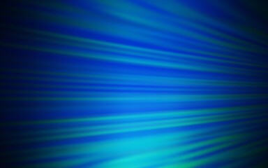 Dark BLUE vector background with stright stripes. Lines on blurred abstract background with gradient. Template for your beautiful backgrounds.