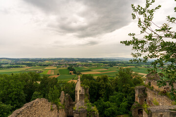 Ausblick von der Burgruine Schaunberg