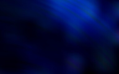 Dark BLUE vector backdrop with wry lines. Colorful illustration in abstract style with gradient. Pattern for your business design.