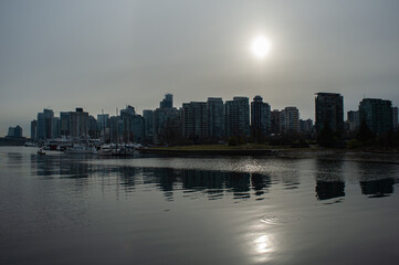 Vancouver downtown view