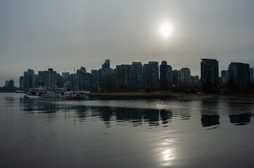 Obraz premium Vancouver downtown view