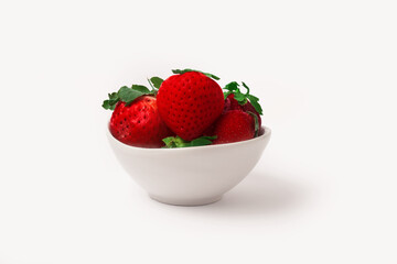 strawberries in a bowl