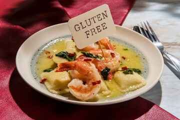 Tuscan Creamy Shrimp Ravioli