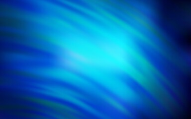 Dark BLUE vector pattern with lines. Creative illustration in halftone style with gradient. A completely new template for your design.