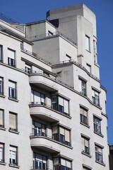 Urban view in the town of Bilbao