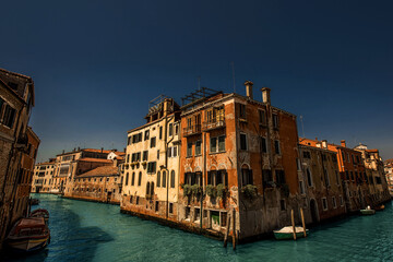 venice canal on a sunny day