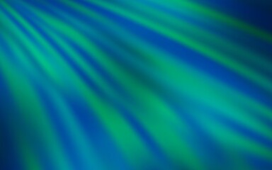 Dark BLUE vector layout with flat lines. Lines on blurred abstract background with gradient. Template for your beautiful backgrounds.