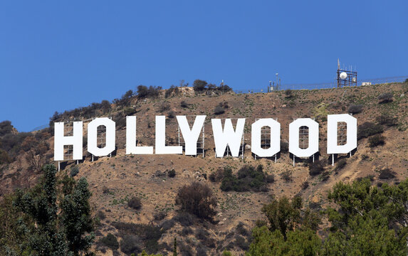 Los Angeles, California, USA - March 17, 2014: The Hollywood sign in Los Angeles, California. The Hollywood sign is a well-known landmark in Los Angeles.