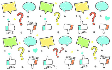 communication social web icons texture background wallpaper vectorial