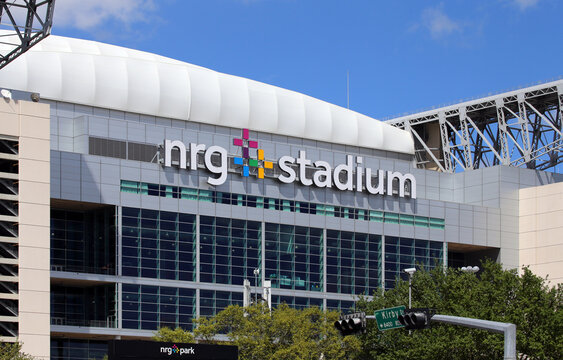Houston, TX, USA - March 29, 2015: NRG Stadium in Houston, Texas. NRG Stadium is the home stadium of the Houston Texans of the NFL and the site of the 2017 Super Bowl.