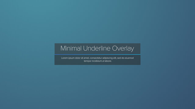 Minimal Underline Overlay