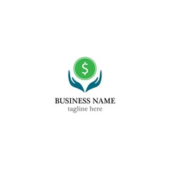 Money logo template vector illustration