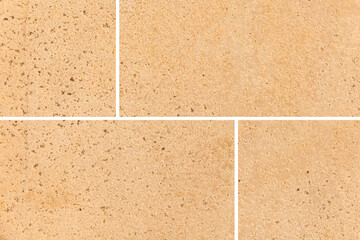 Brown marble stone tile floor texture and seamless background