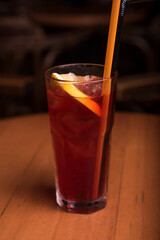 cocktail in a glass
