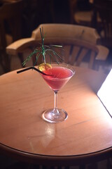 Cocktail in a glass