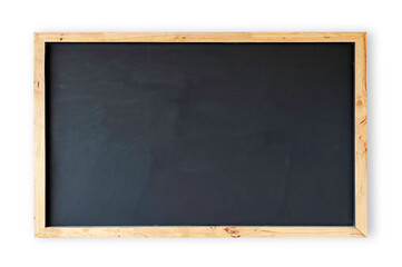 Blank blackboard or chalkboard background banner on white.